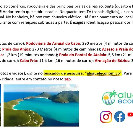 Arraial Do Cabo - Recanto Das Tartarugas - Aluguel Economico Exterior photo