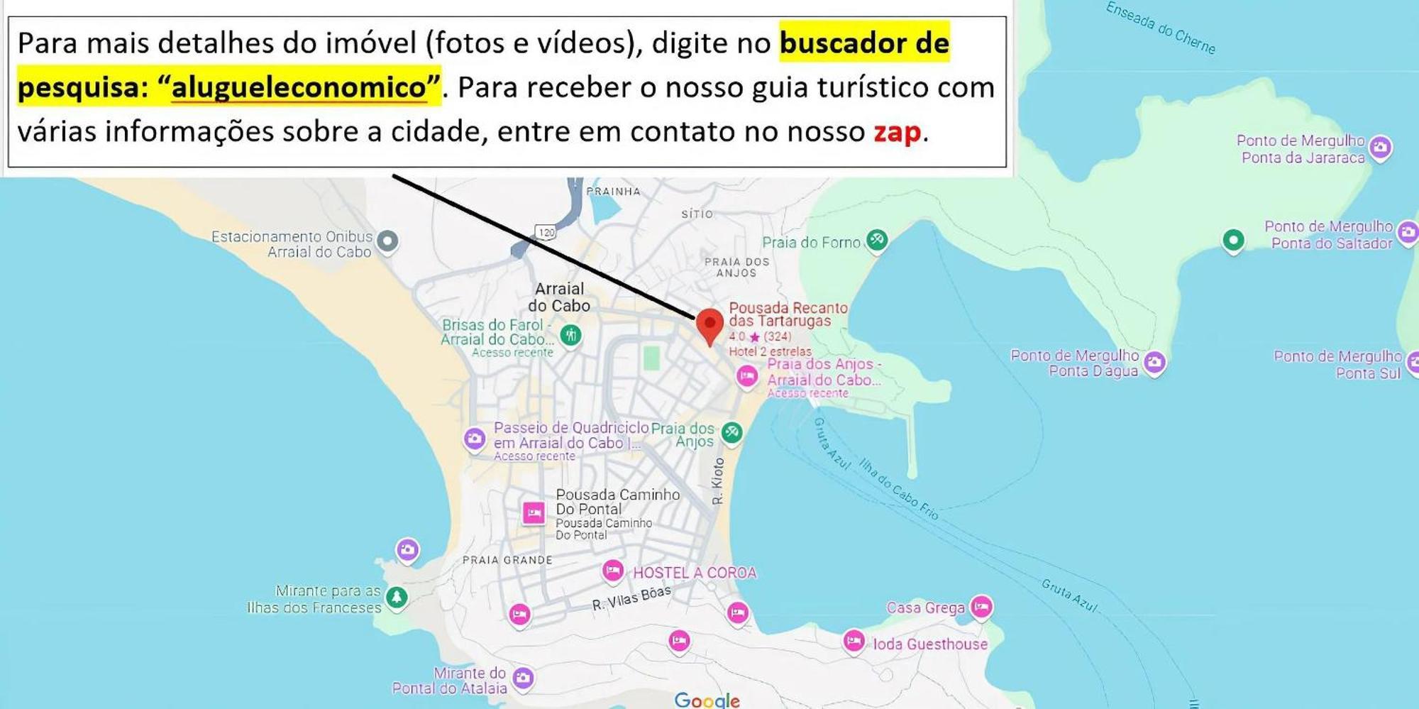 - Recanto Tartarugas - Aluguel Economico * Arraial do Cabo